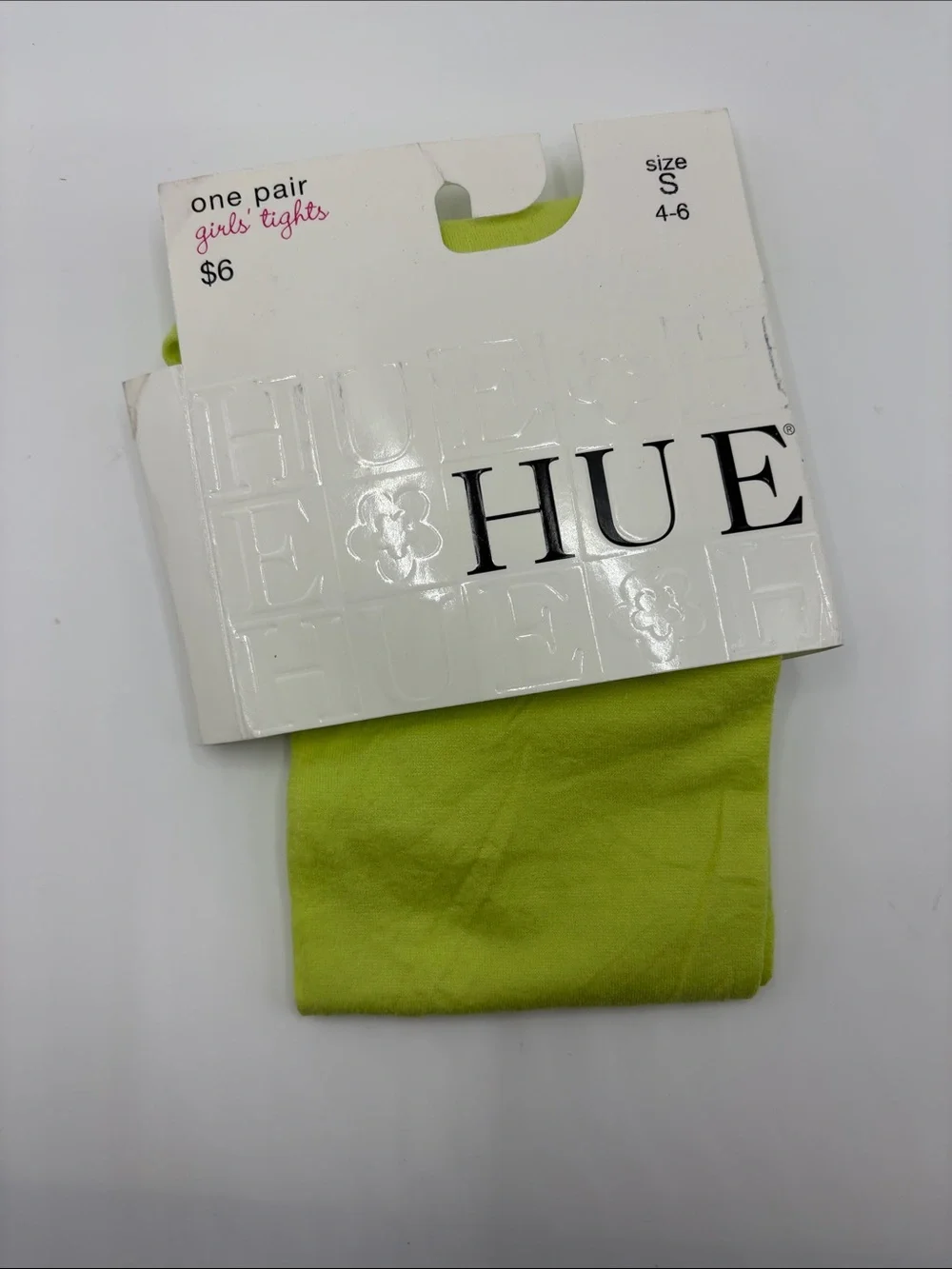 HUE Assorted Girls' Tights in sparkling Black, White, Pink, Lime, Teal